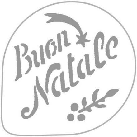 Stencil BUON NATALE